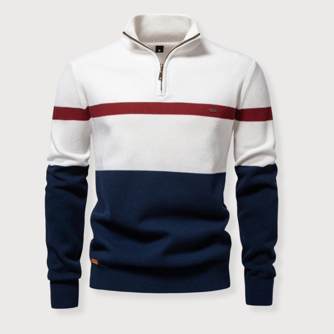 Anthony - Klassieke Quarter Zip Trui