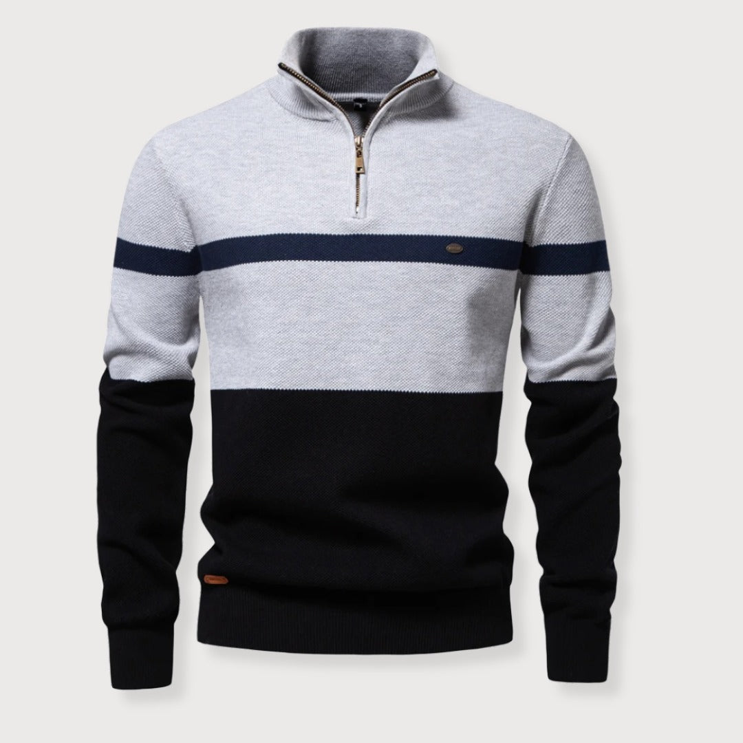 Anthony - Klassieke Quarter Zip Trui