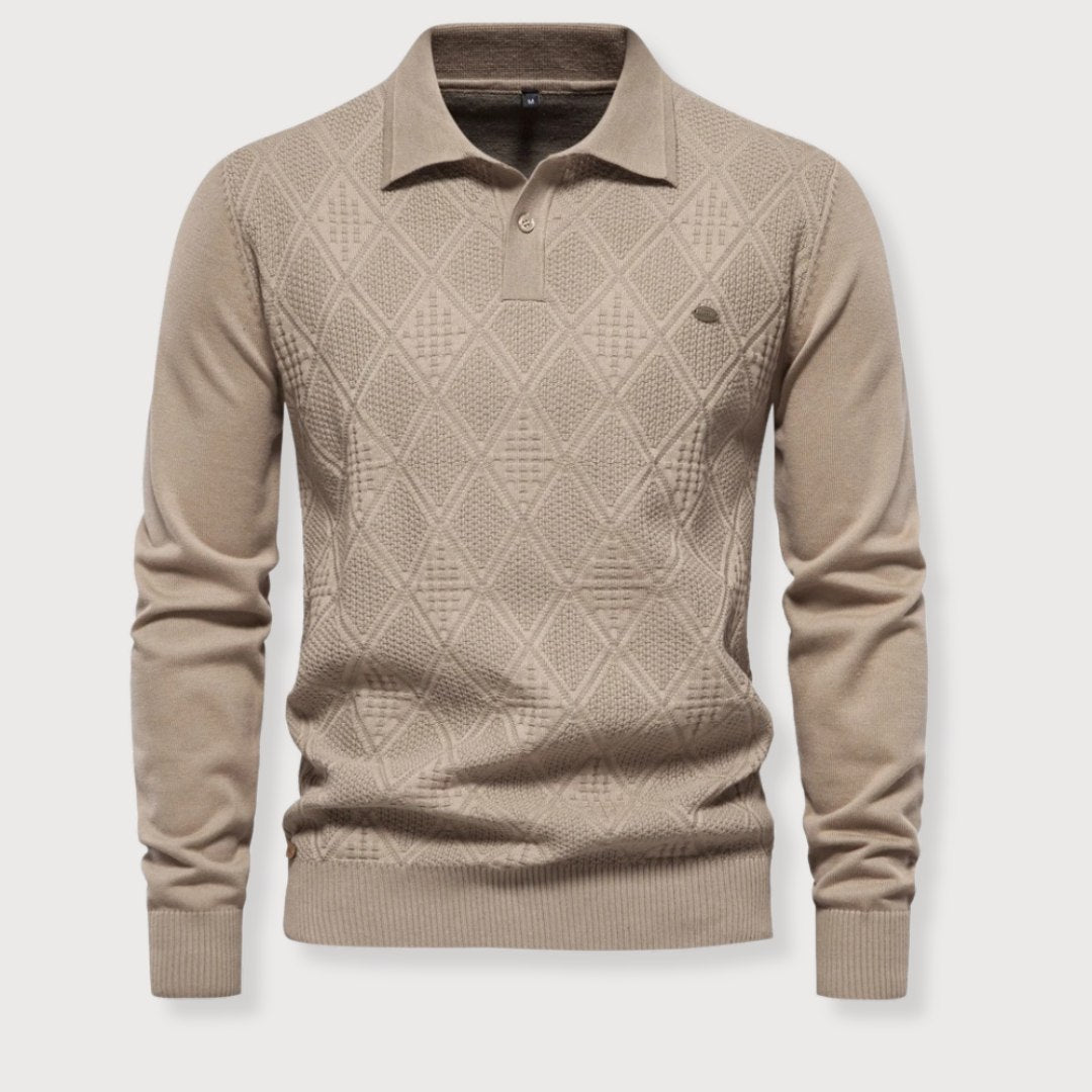 Ian - Luxe Polo met Lange Mouwen